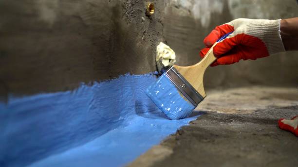 Commercial Wet Basement Repair project at a Stony Ridge, OH business property by SJ Waterproofing Pros